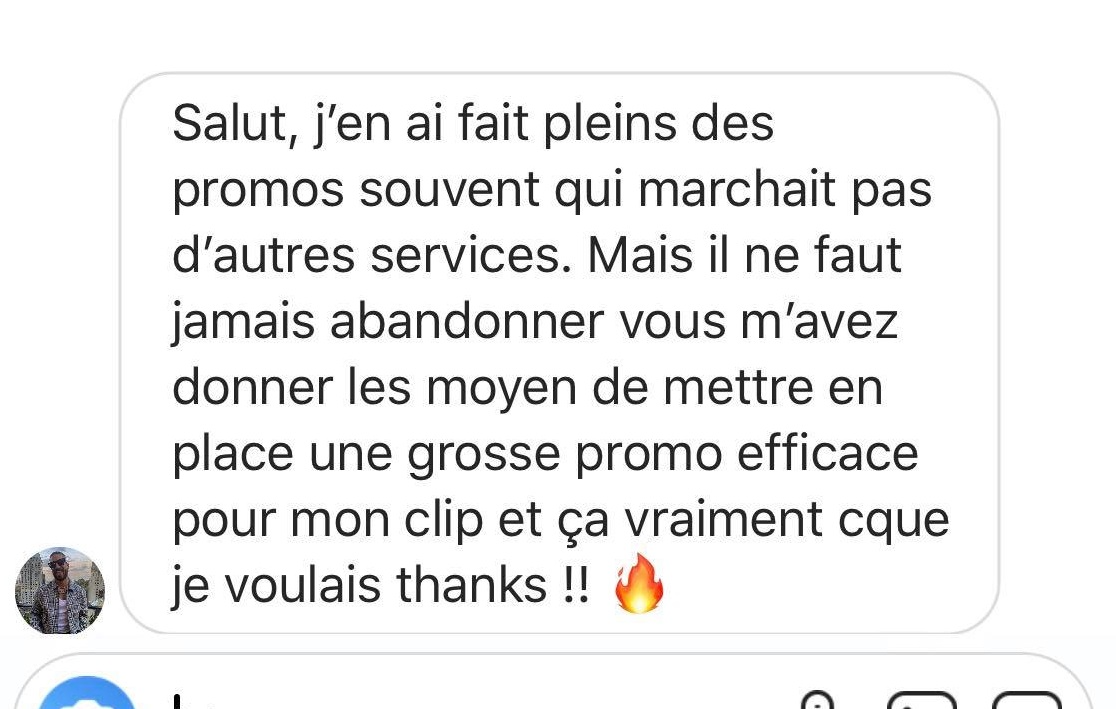 avis client promomusique vues